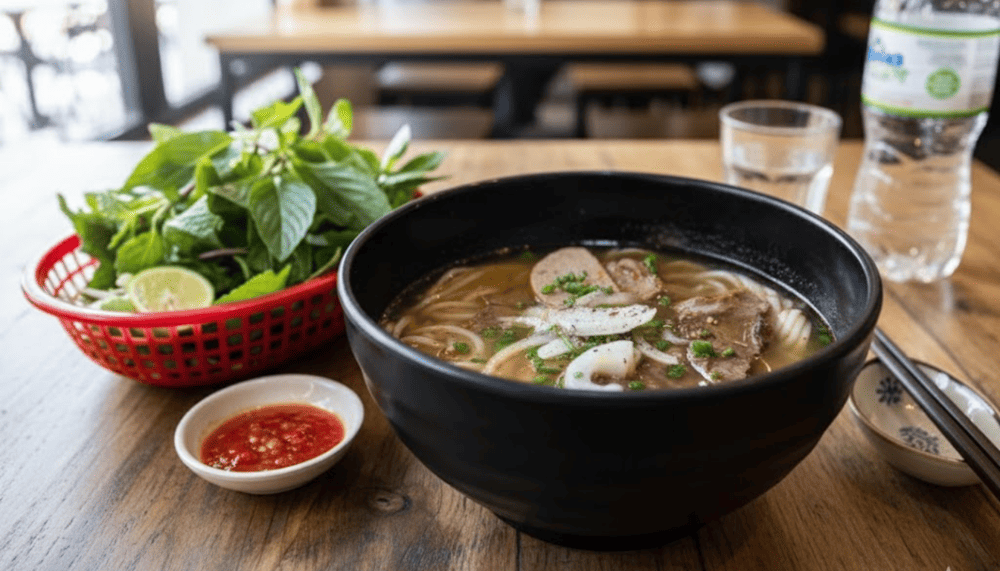 The Daun is the restaurant with the menu featuring signature dishes from Vietnam, Malaysia, Singapore, and Indonesia